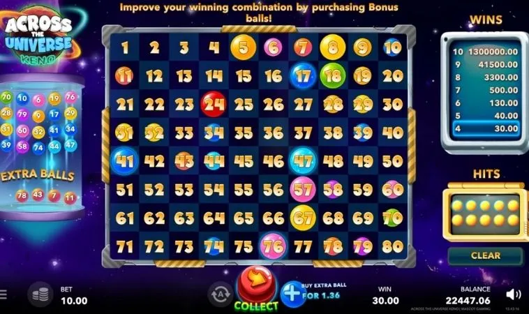 Hướng Dẫn Chơi Game Nhanh Keno Tại 8KBet Một Cách Hiệu Quả 2 Giao diện chơi game nhanh Keno tại 8KBet
